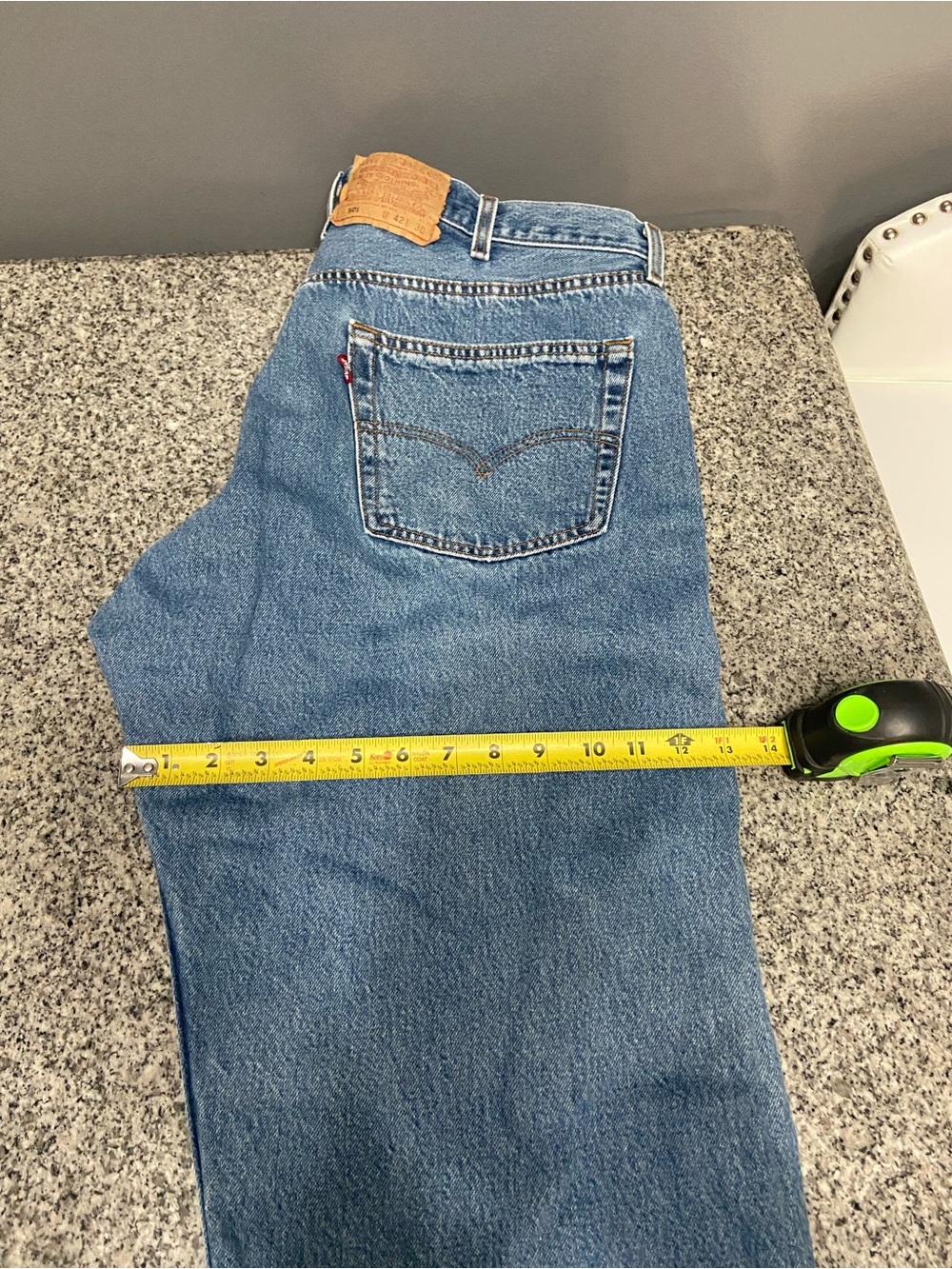 LEVI’S Mens 501 Original Fit 1990s Denim Straight Leg Button Fly Jeans W42 L30 - Picture 16 of 17